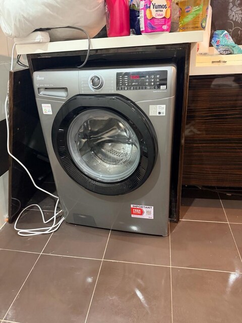 Hoover H3WPS2106TBR6-17 10 kg 1200 Devir Wi-Fi Bağlantılı Çamaşır Mak