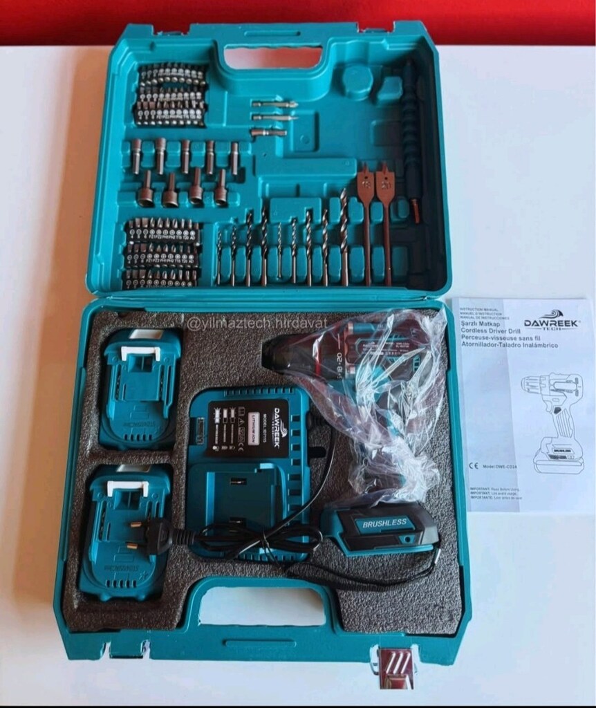 darbeli şarjlı matkap kömürsüz model - 7