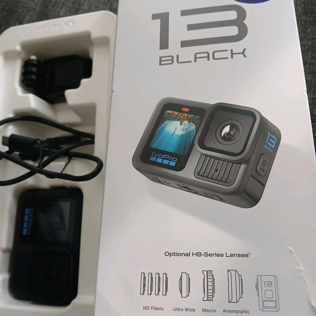 go pro black hero 13 kask kamerası