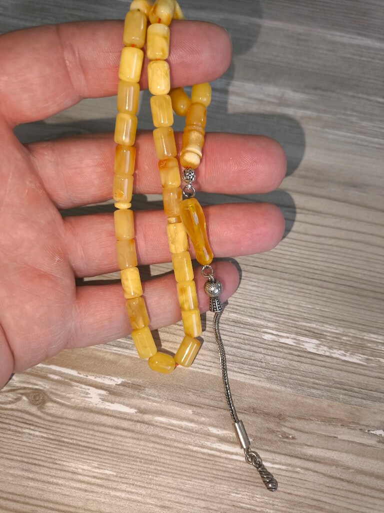 Damla kehribarı tesbih - 11
