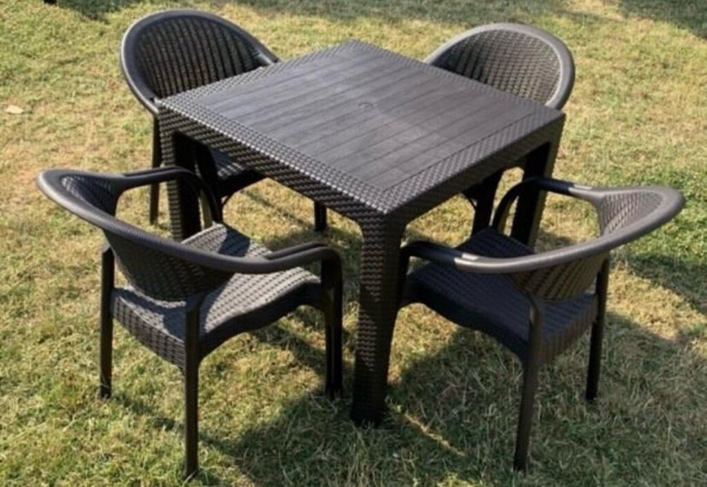 rattan masa rattan ortapetik sandalye - 2