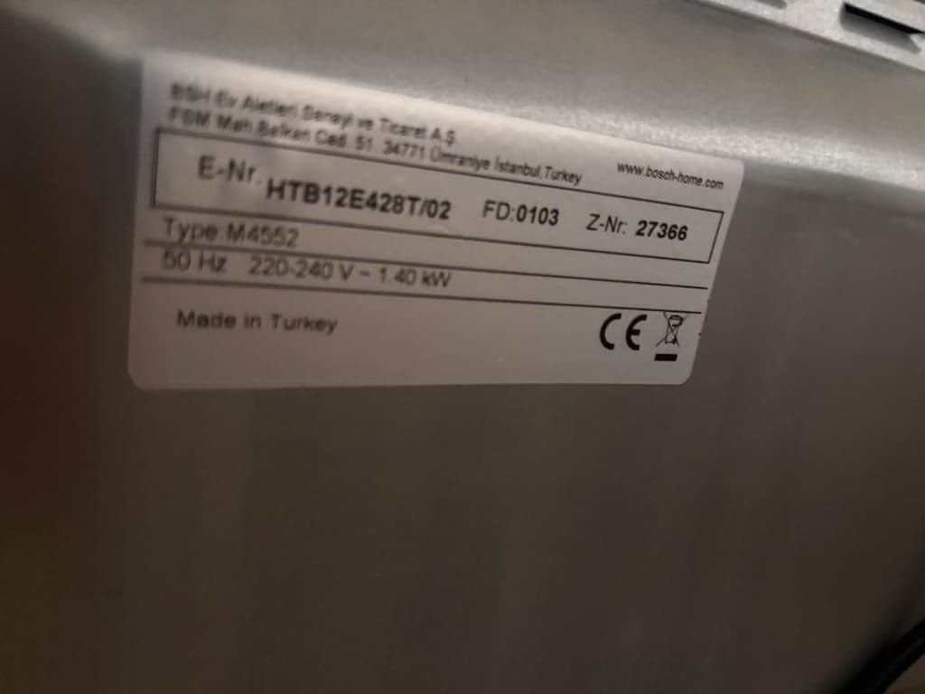 Bosch Midi Fırın | Serie 2 HTB12E428T/02 - 6