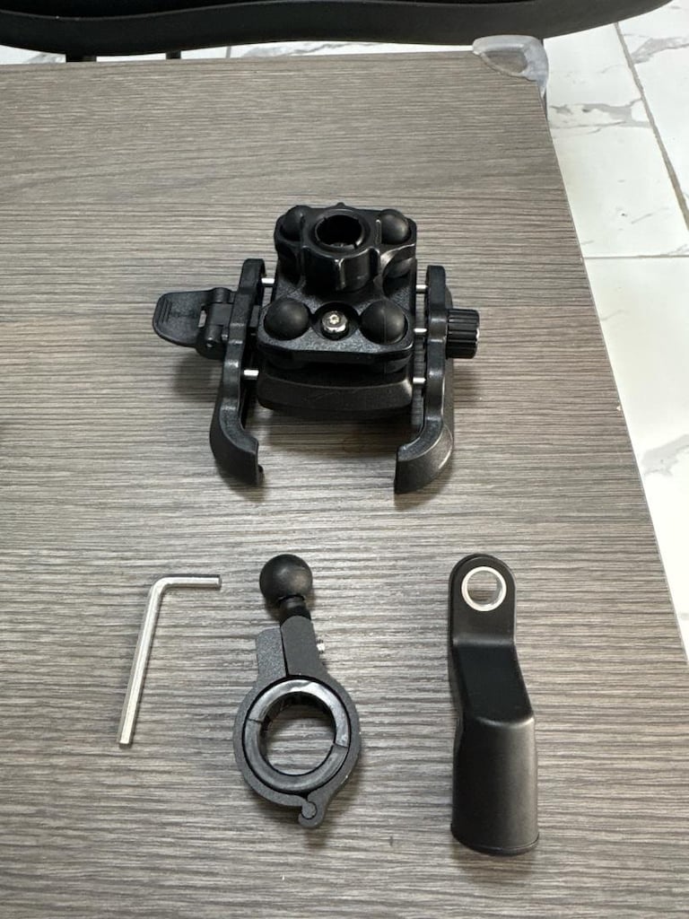 gidon ayna bağlantılı motosiklet telefon tutucu - 2