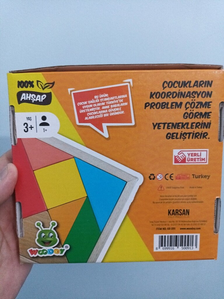 TANGRAM OYUNU, AHŞAPTAN - 2