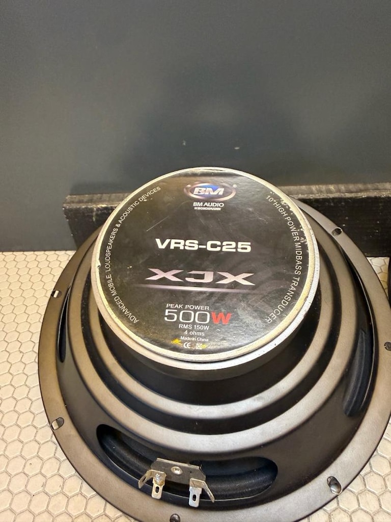 Bm Audio 25 Cm 500 w 150 Rms Midrange - 6