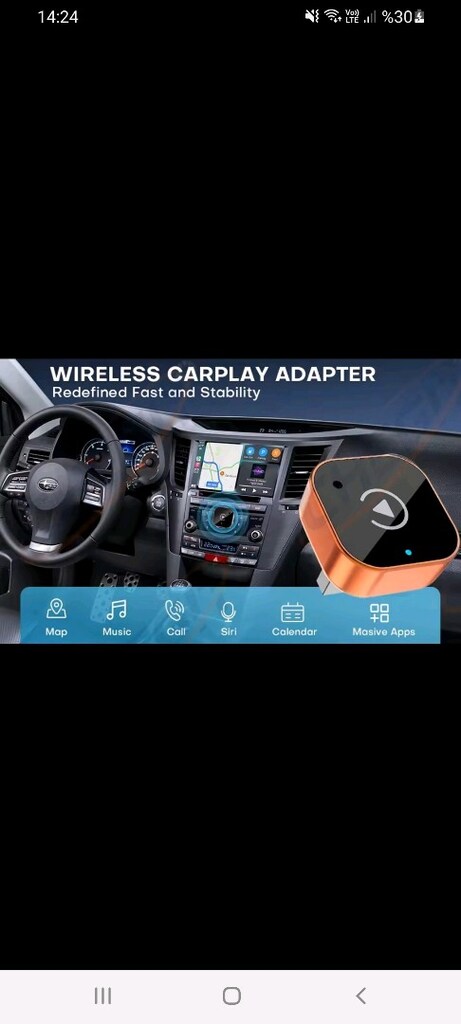 carplay Android auto kablosuz altın 2+1 - 5