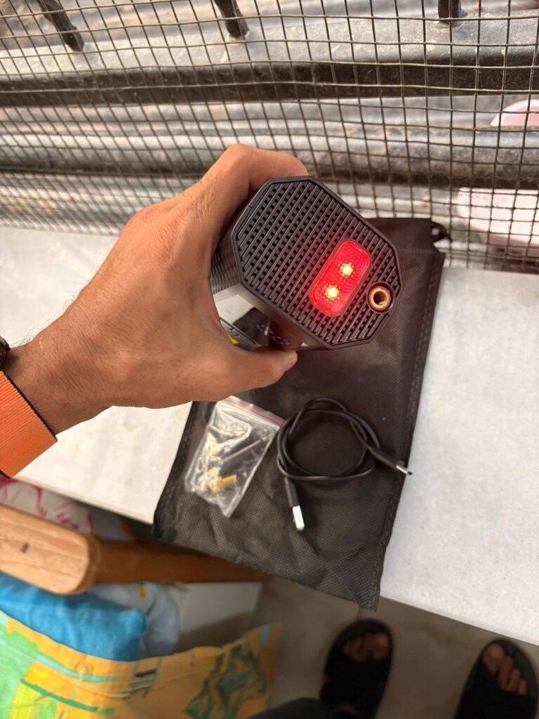 Şarjlı Işıklı Lastik hava basınc makinesi - 4