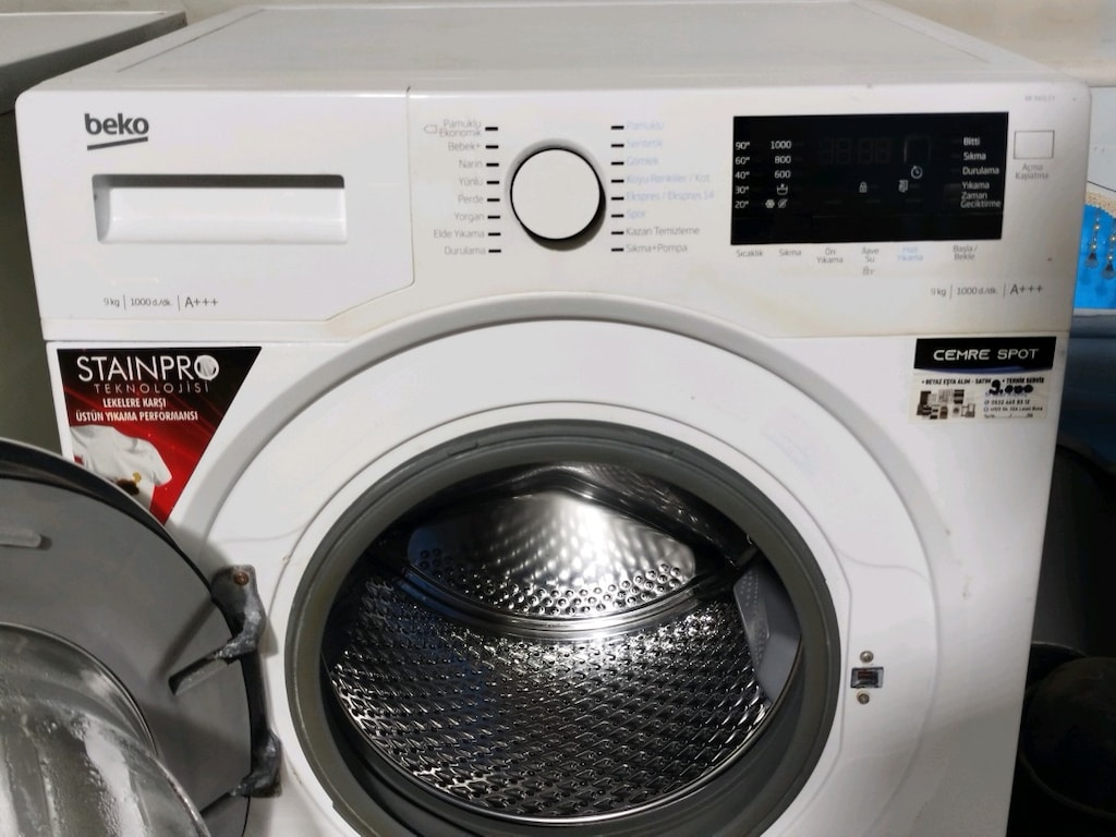 BEKO 9 KG ÇAMAŞIR MAKİNESİ İZMİR İÇİ 3 AY GARANTİMİZ VARDIR - 4