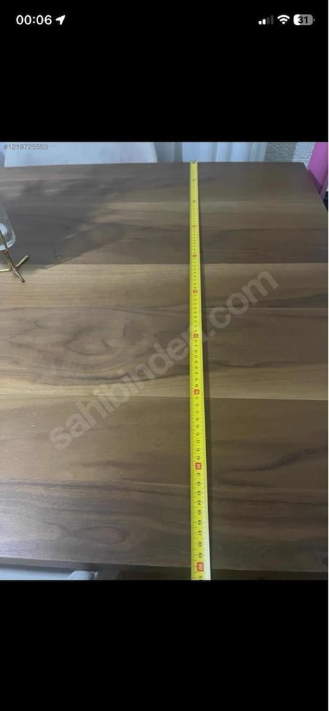 Tertemiz sıfır ayarında yemek masası taş gibi - 4