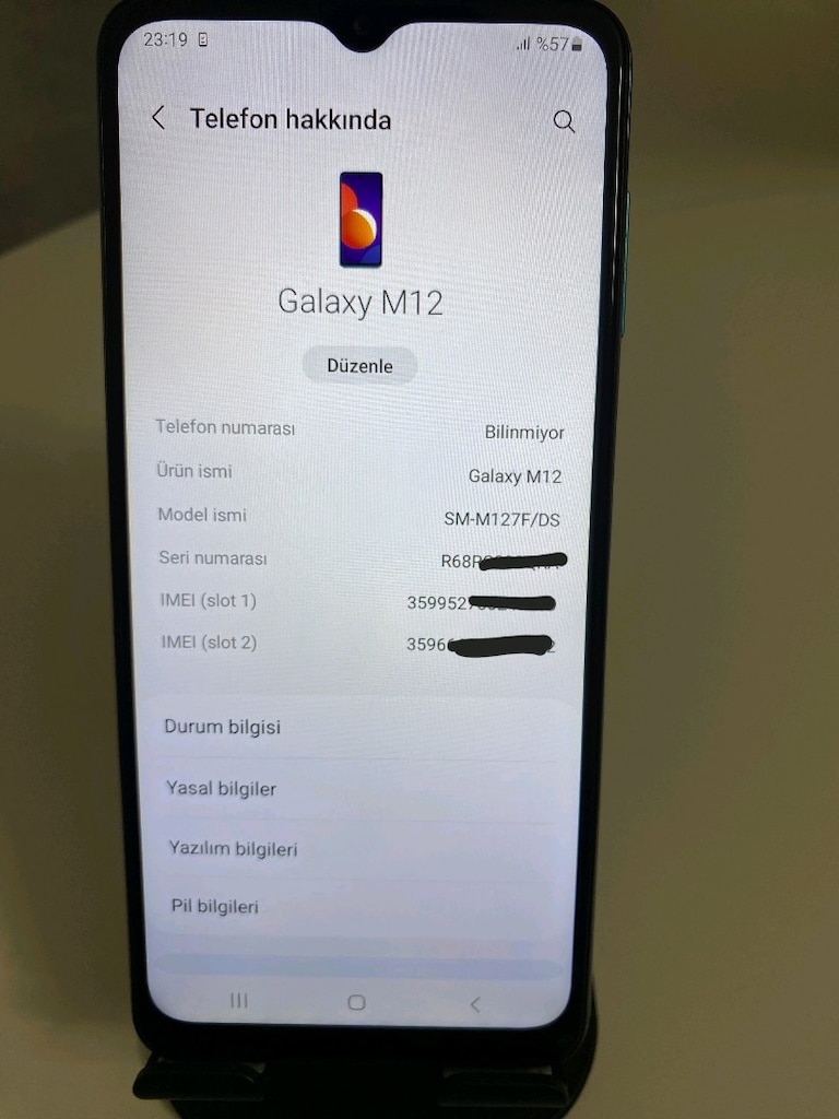 TEMİZ SAMSUNG GALAXY M12 TR 4+4 8GB RAM 128GB HAFIZA - 7
