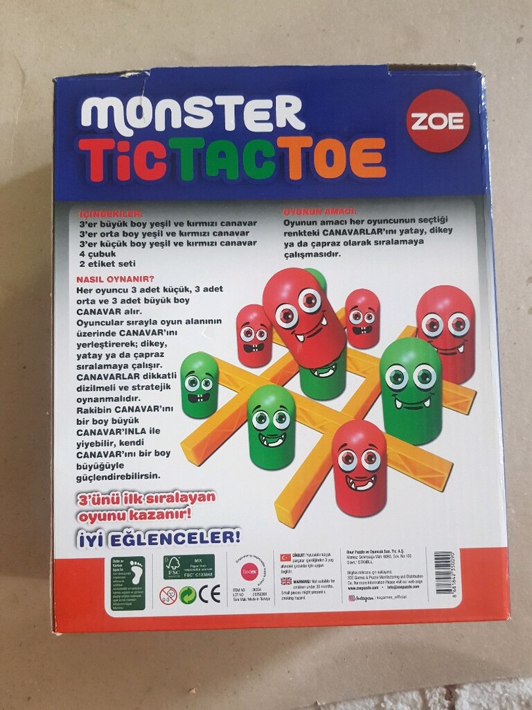zoe monster TicTacToe - 2
