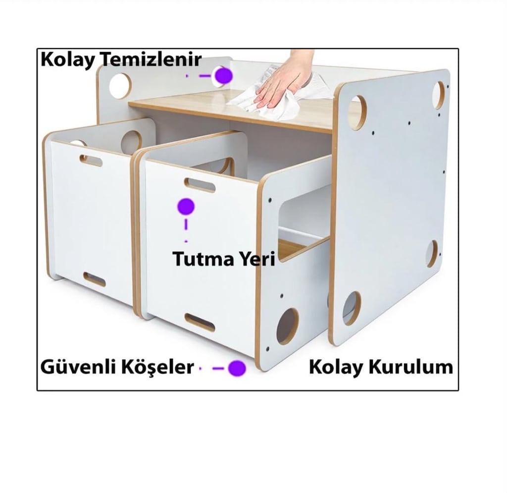 4-5-6-7 YAŞ ÇOCUK AKTİVİTE MASASI - 3