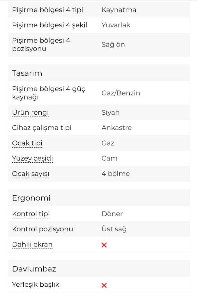 Boch set üstü ocak ve fırın seti - 7