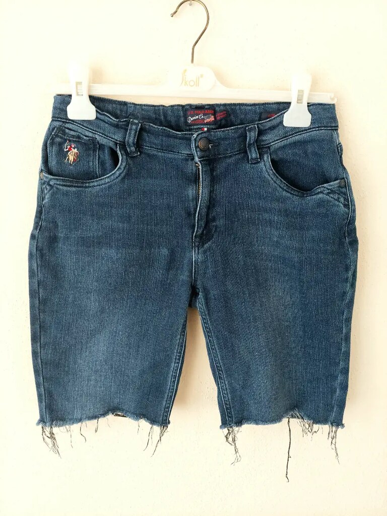 Us Polo Assn erkek çocuk Jean kapri&şort