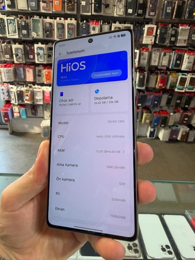 *TECNO CAMON 40 12/256 GB YURTİÇİ ÇOK TEMİZ SORUNSUZ TAMİRSİZ - 2