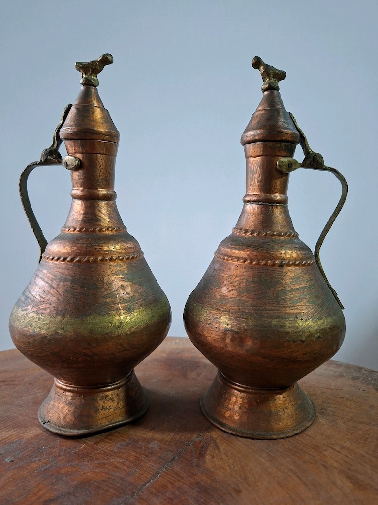 Antika kuşlu bakır gügüm - 3