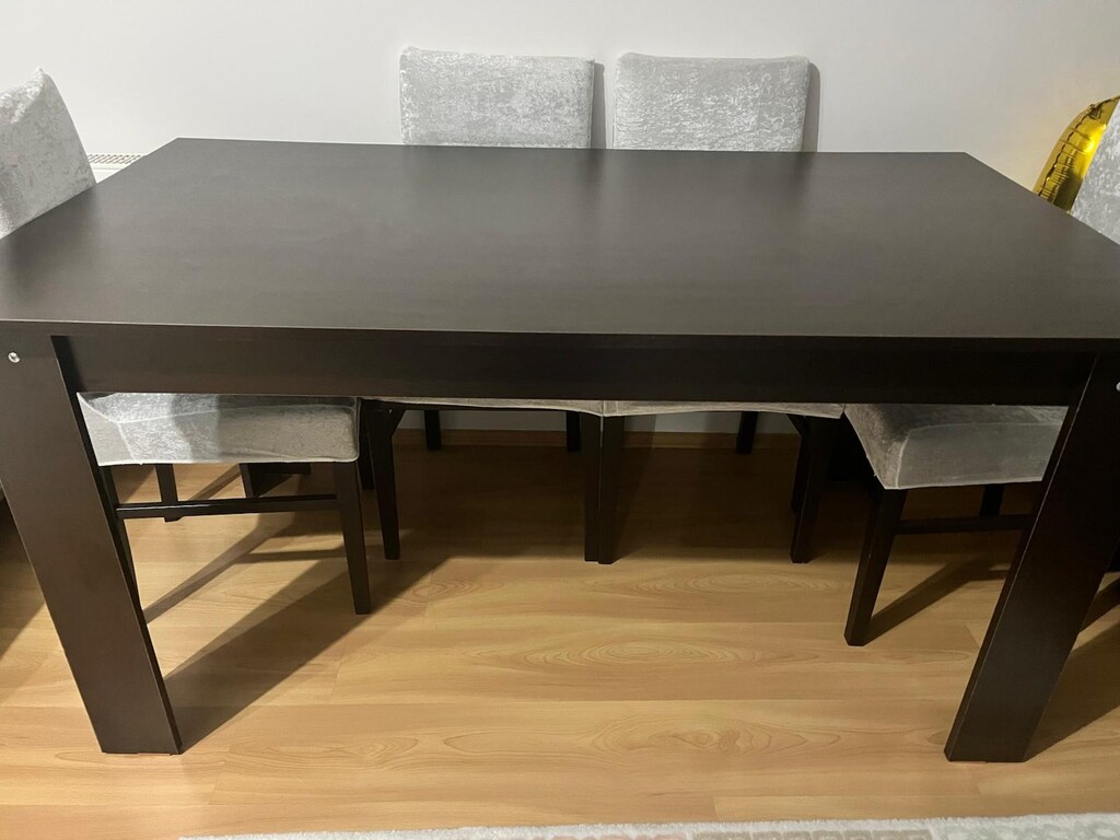 ÖZEL YAPIM YEMEK MASASI 6 ADET SANDALYE - 4