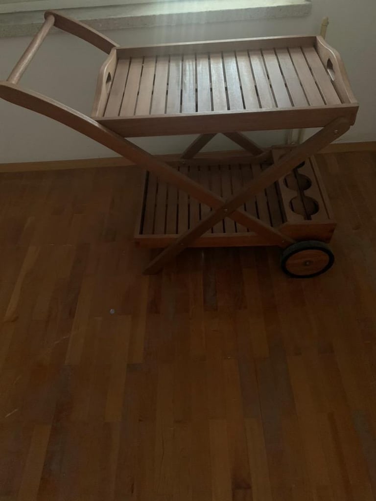 Bahçe balkon için servis arabası