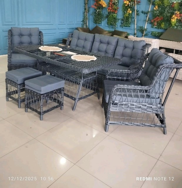 Bahçe balkon mobilya rattan takımı sıfır imalattan
