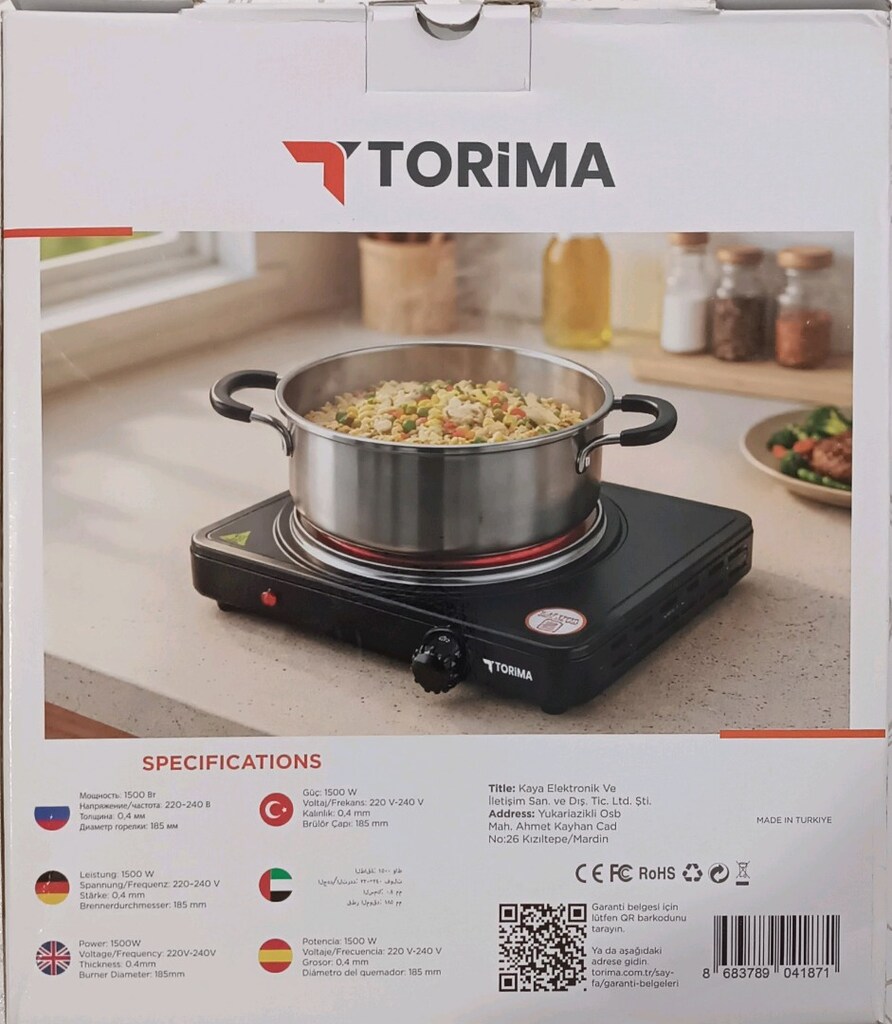 Torima TEH-01 Tekli Set Üstü Ocak - 4