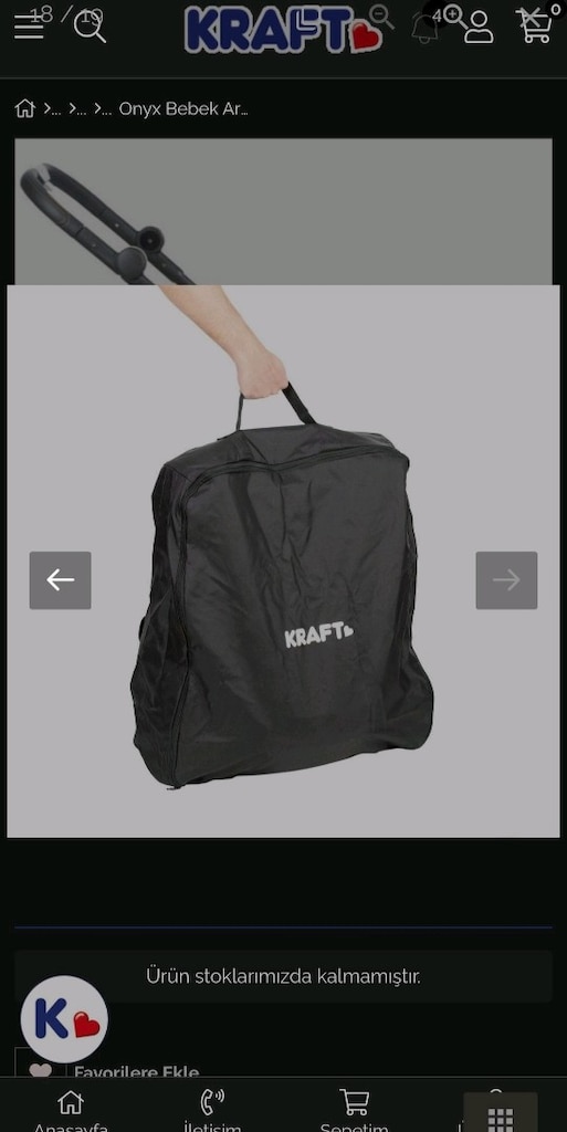 Kraft Onxy Bebek Arabası - 3