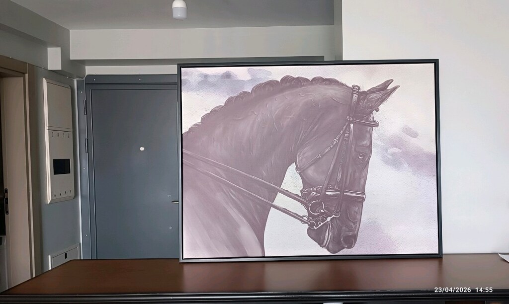 Dekoratif At Tablosu 102.5 x 77.5cm - 2