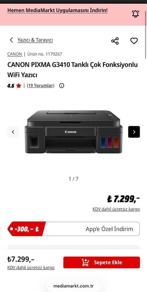 CANON G3410 WİFİ YAZICI - 2