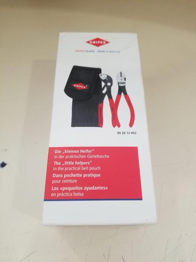 Orjinal Knipex 00 20 72 V02 Atölye Pliers Seti 2 parça sıfır kutulu - 5