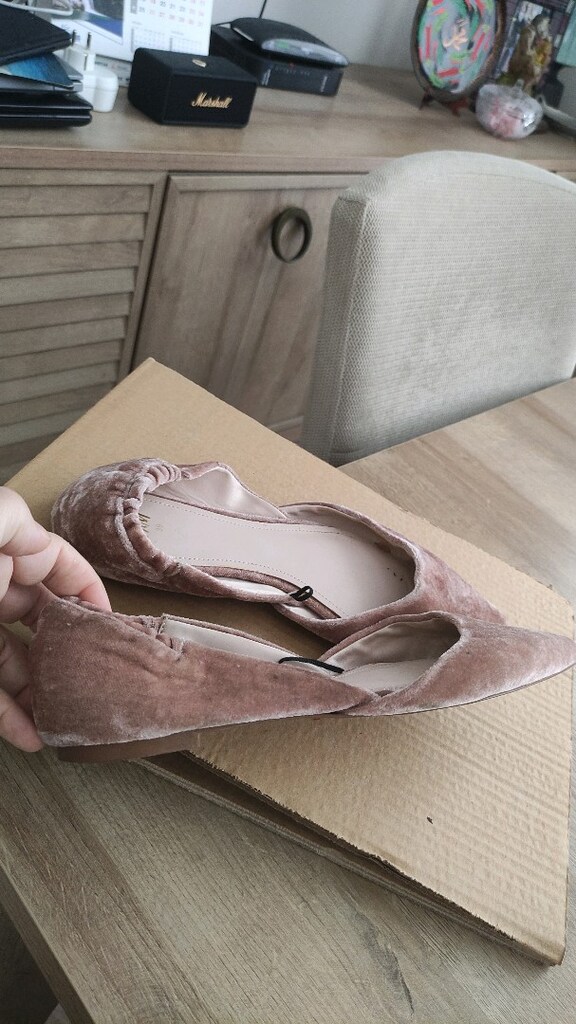40 no H&M Kadife babet - 4