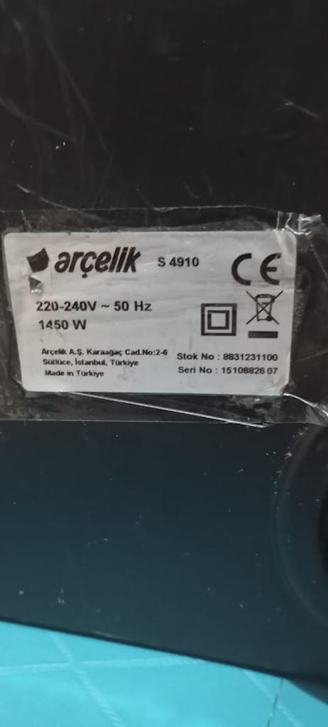 ARÇELİK S4910 Tornado Silence 1450 W Toz Torbalı Süpürge - 3