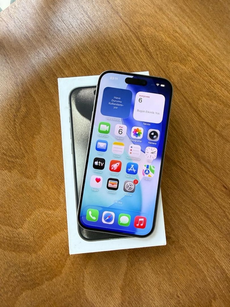 İPHONE 15 PRO 128 GB HATASIZ DEĞİŞENSİZ GARANTİLİ MODEL - 7