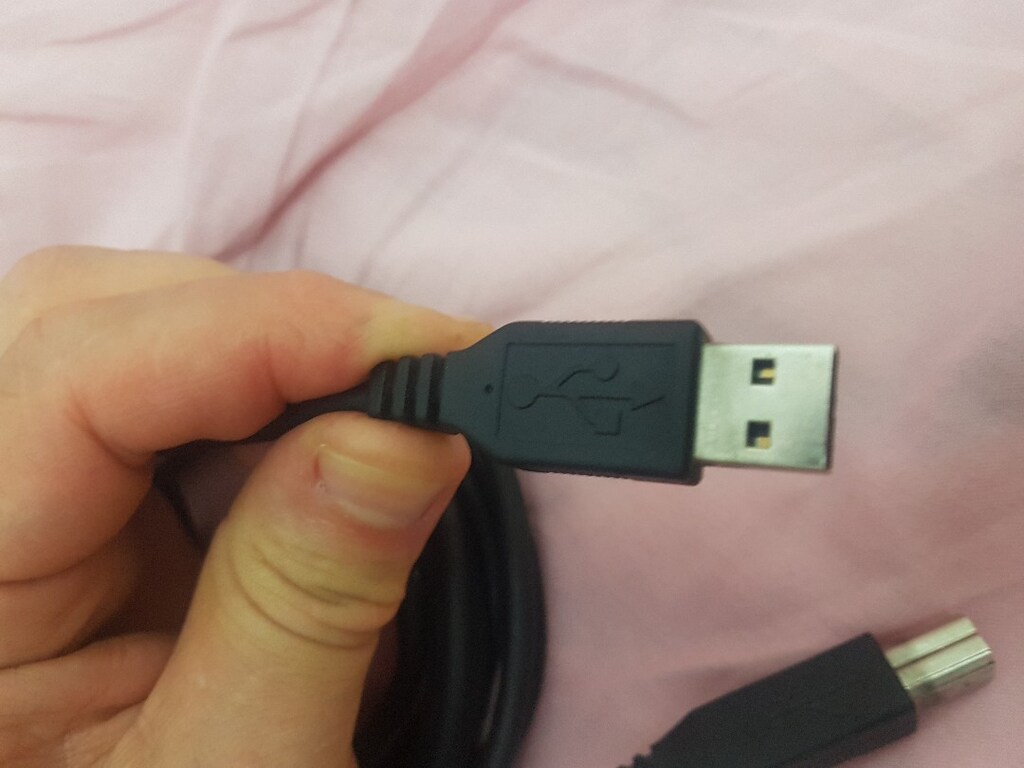 2 adet 3 Metre USB Yazıcı Kablosu Hp- Canon-Brother Printer Kablo siya - 6