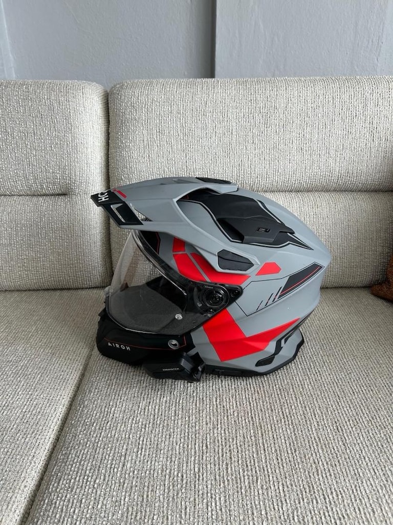 Hatasız / Sıfır Ayarında Airoh Commander Adventure Kask + Knmaster KN4 - 3