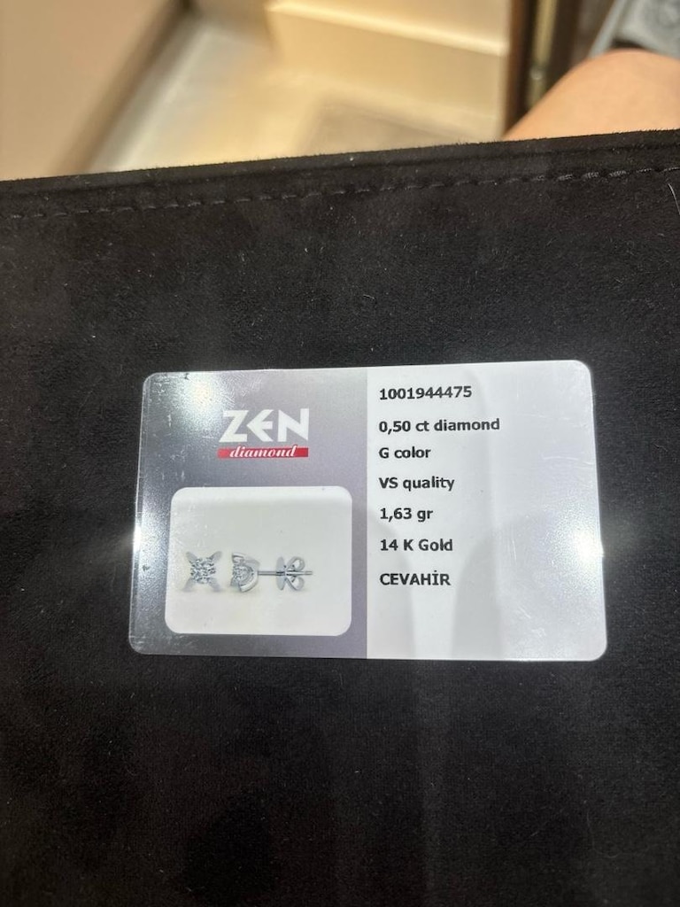 zen diamond pırlanta küpe - 3