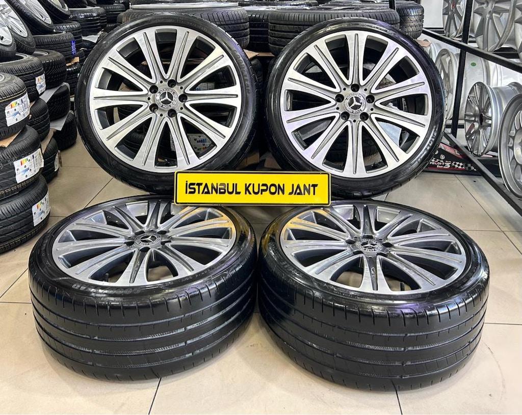 19 İNÇ ((ORJİNAL)) MERCEDES GERMANY JANT LASTİK TAKIMI 5x112 SET - 6