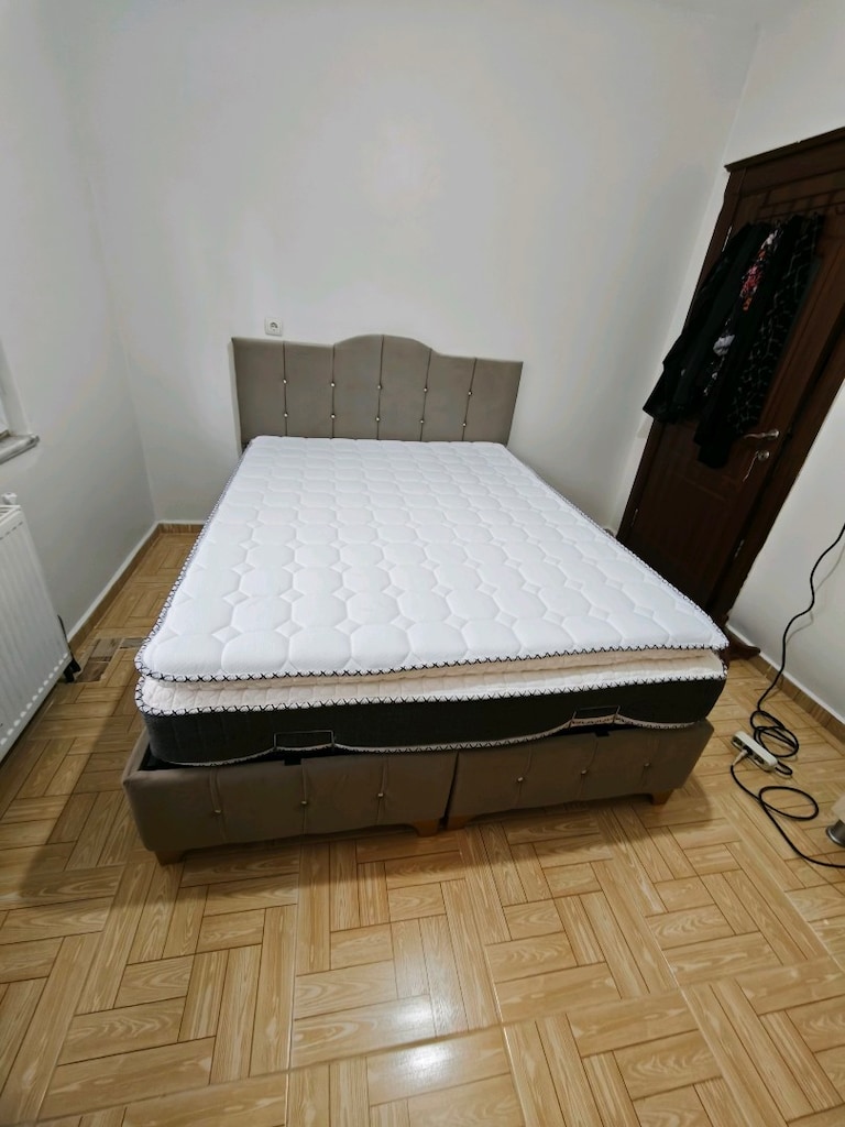 çift kişilik ortopedik yatak başlık ve baza - 3