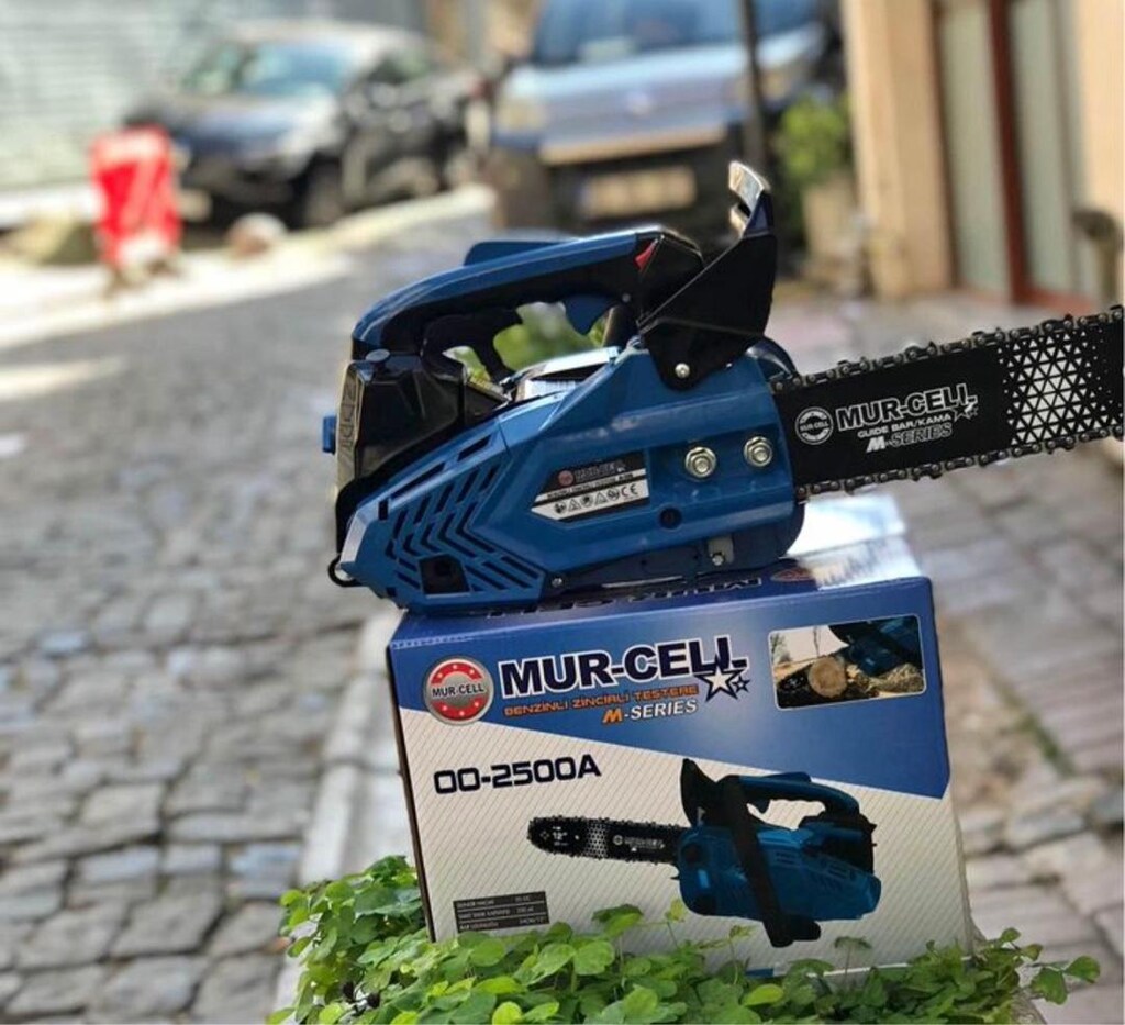 benzinli dal ağaç kesme motoru 25 cm palası 22 zincir 2.9 hp gücünde - 4