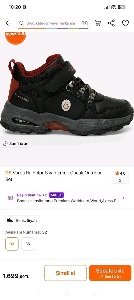 28 numara GS çocuk kar bot'u - 8