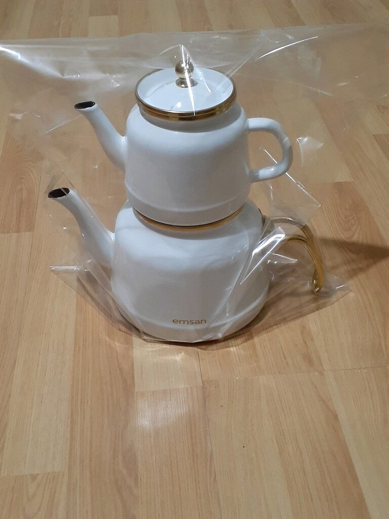 Emsan Emaye kaliteli çaydanlık 35 bardak çay - 8