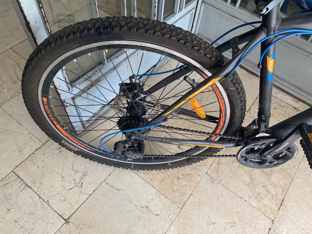 Champions Quattro 27.5 jant 21 vites mekanik disk fren dağ bisikleti - 4