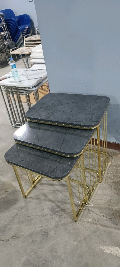 Komple MDF 4lü tekerlekli servis sehpası - 5