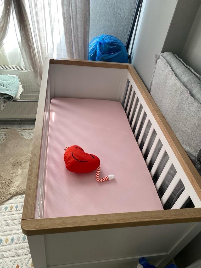 70x140 ahsap beşik