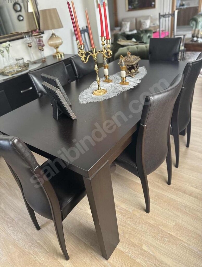 yemek masası ve 6 sandalyesi