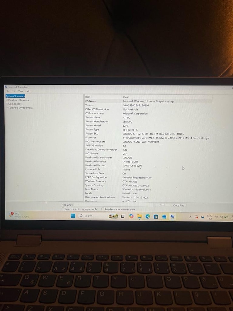 Lenova Idepad Flex 5 Laptop - 3
