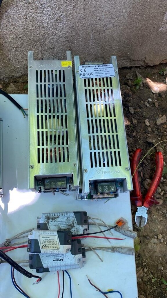 6 Adet 12V 20A Metal Kasa Adaptör / Güç Kaynağı - 3