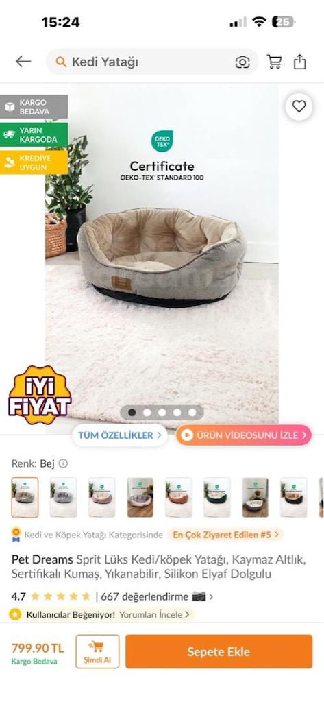 kedi yatağı - 4