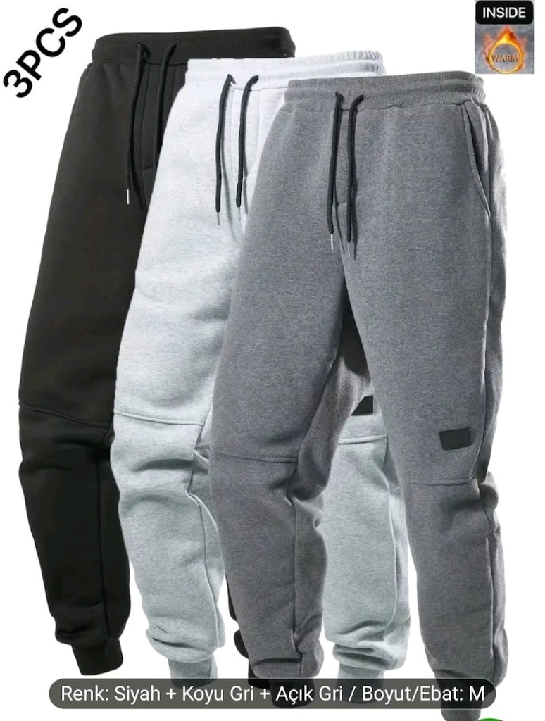 Erkek Kışlık Jogger Eşofman Tekli Fiyat ( İTHAL ÜRÜNDÜR )