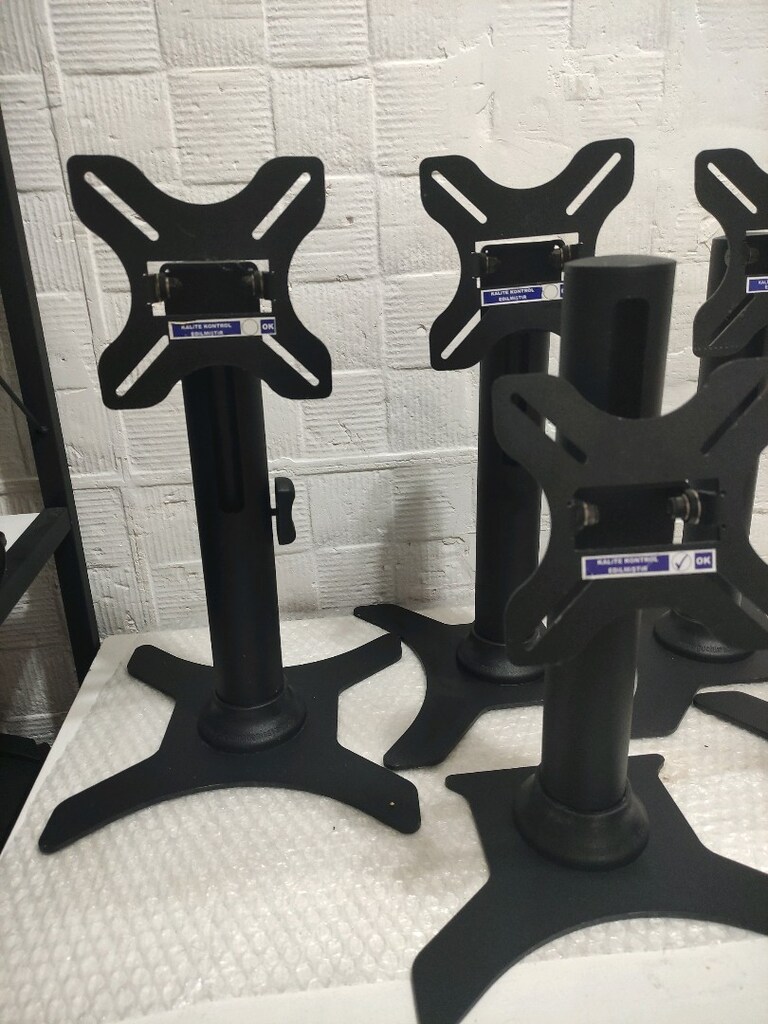 monitör / TV ayak. metal pivot 360 derece dönebilen asansörlü 17 '/27'