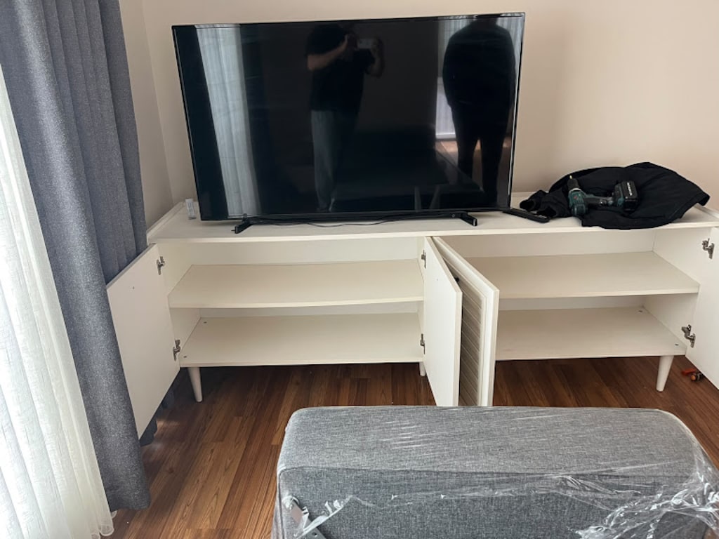VİVENSE AGRA 220 CM BEYAZ TV ÜNİTESİ - 3