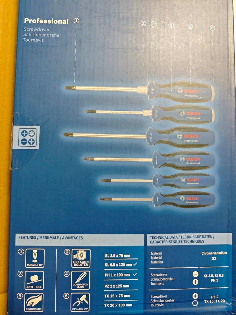 Bosch tornavida seti - 3